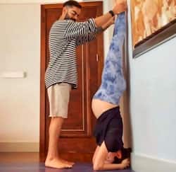 प्रेगनेंट अनुष्का शर्मा ने किया 'शीर्षासन', शीर्षासन के फायदे ।
