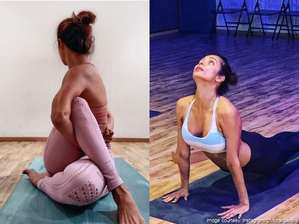 Malaika Arora Inspires Again With Easy Stress Relieving Yoga Pose |  OnlyMyHealth