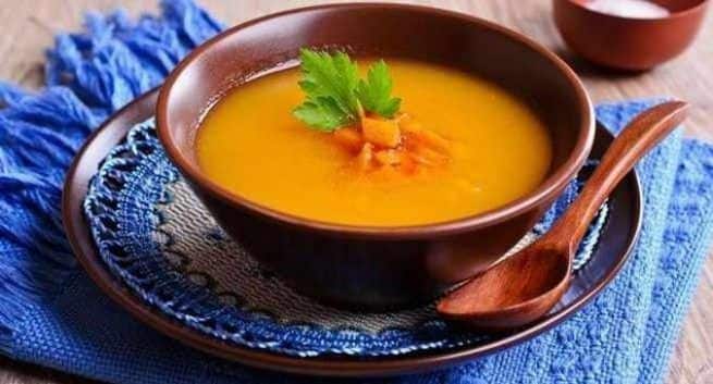 sweet potato and pumpkin soup
