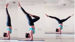 Pincha Mayurasana: TV actress Aashka Goradia aces an advanced yoga pose, watch video here