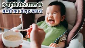 6 महीने से 2 साल तक के बच्चों को उनकी उम्र के अनुसार क्या-क्या खिला सकते है? एक्सपर्ट से जानें बच्चों का डाइट प्लान 6 महीने से 2 साल तक के बच्चों को उनकी उम्र के अनुसार क्या-क्या खिला सकते है? एक्सपर्ट से जानें बच्चों का डाइट प्लान