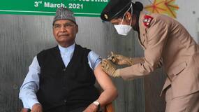President Ram Nath Kovind gets first dose of COVID-19 vaccine at Delhi's RR hospital President Ram Nath Kovind gets first dose of COVID-19 vaccine at Delhi's RR hospital