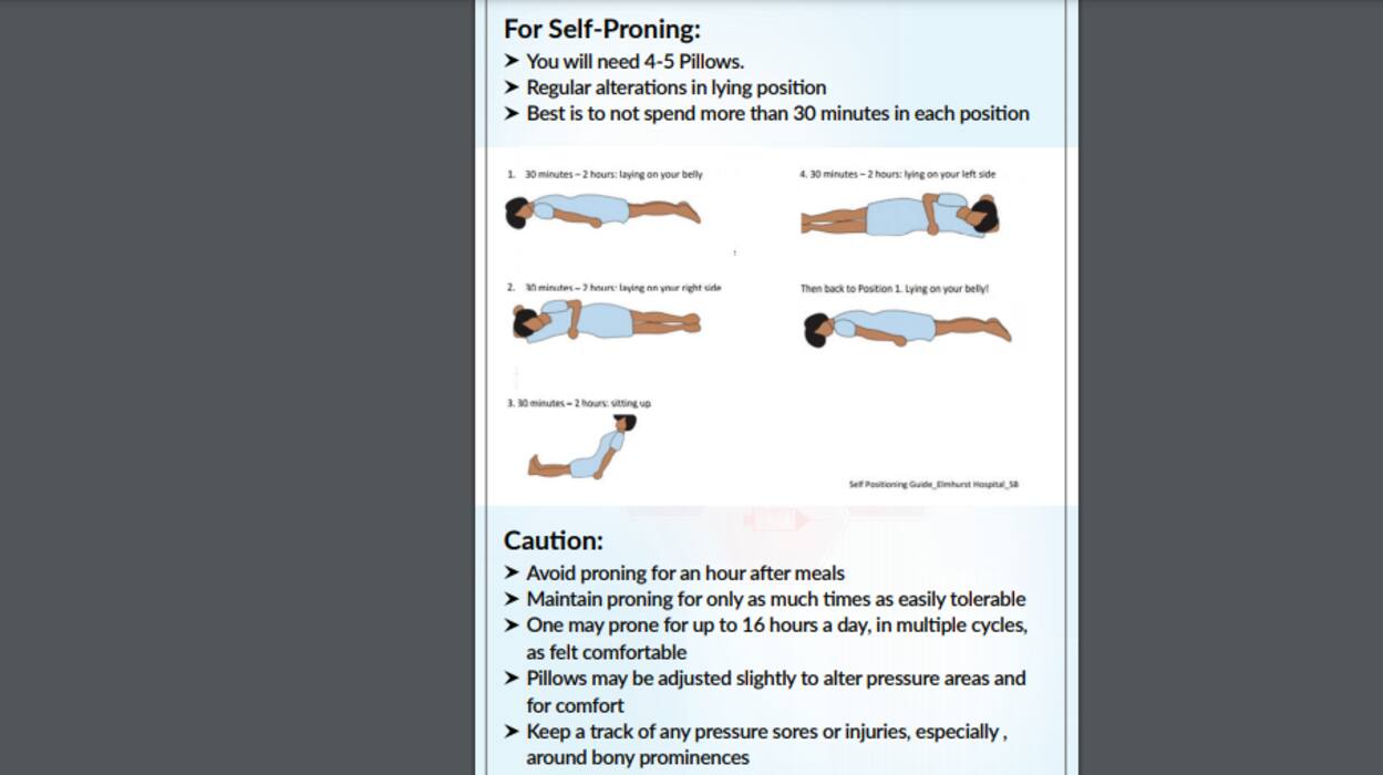 COVID-19 Patients In Home Isolation Can Use This Technique to Improve Oxygen Levels
