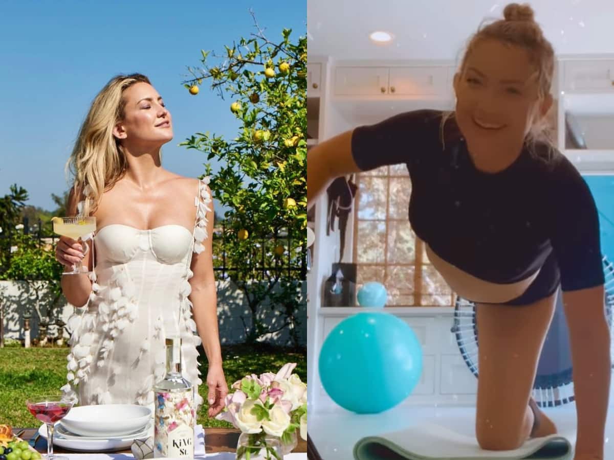 Kate Hudson Shows How To Fit With These At-Home Workouts