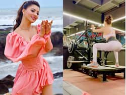 Check Out Urvashi Rautela Doing Strength Belt Squat Workout