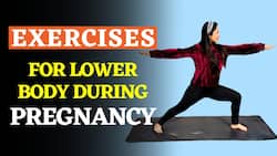 Safe And Easy Lower Body Workout For Pregnant Women | Pregnancy Workout Routine