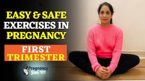 Easy Workout Routine During Pregnancy | Exercises To Do In First Trimester | Pregnancy Workout