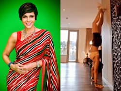 Mandira Bedi Sets The Fitness Bar High With 33 Handstands In A Row