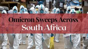 Omicron Sweeps Across South Africa: COVID Hospital Admissions Up By 50% In 24 Hours Omicron Sweeps Across South Africa: COVID Hospital Admissions Up By 50% In 24 Hours