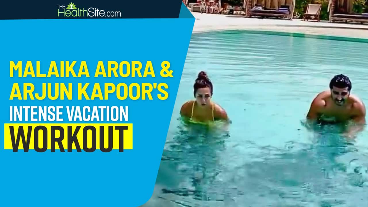 Arjun Kapoor and Malaika Arora Unbelievable Underwater Workout Routine