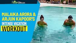 Arjun Kapoor and Malaika Arora Unbelievable Underwater Workout Routine