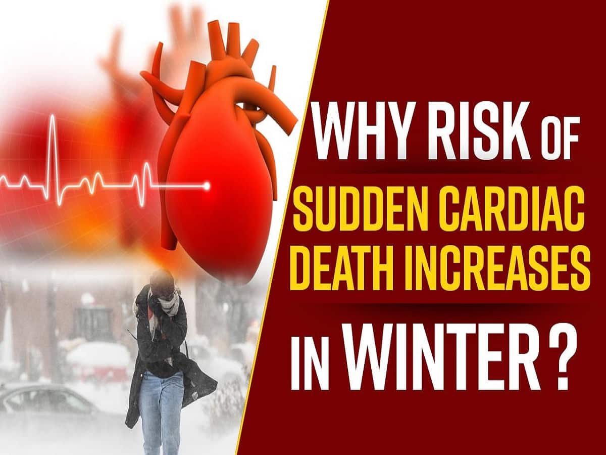Why risk of sudden cardiac death increases in winter?