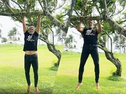 Milind Soman Sets Internet On Fire With Tree Pull-Ups At 56 - Watch Video