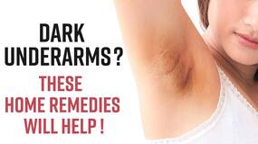 Suffering from dark underarms follow these home remedies, Watch Video
