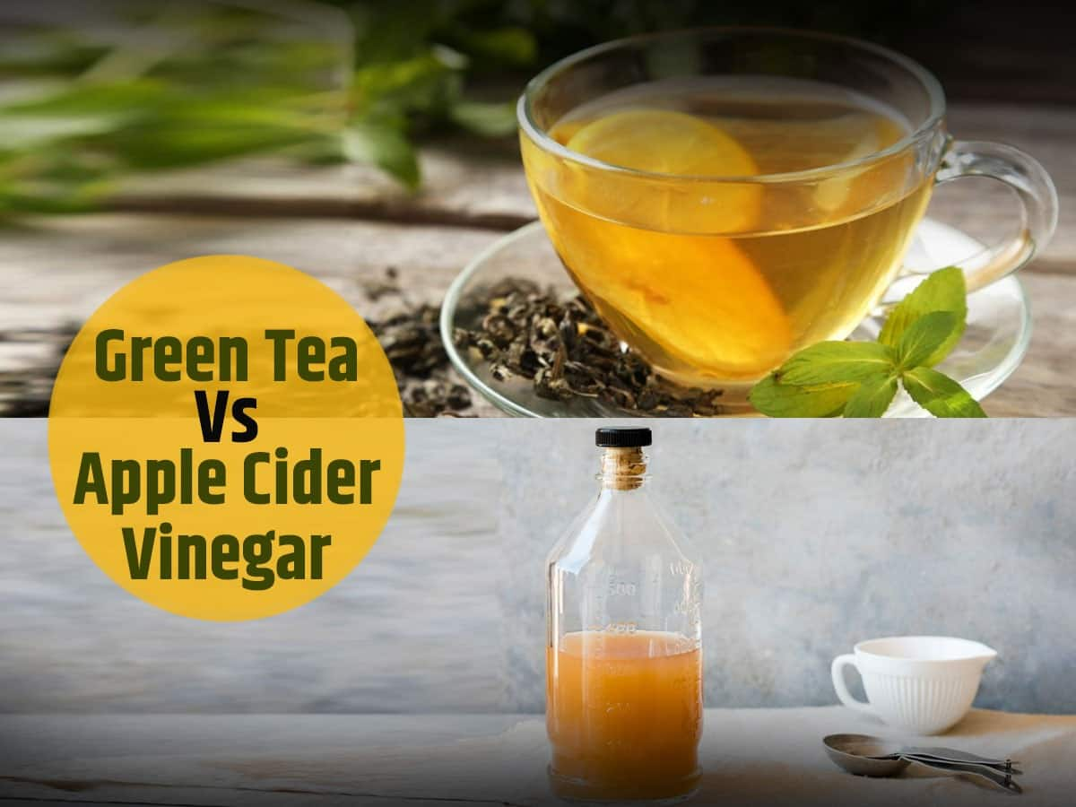 Green Tea Vs Apple Cider Vinegar For Weight Loss: Which One Is Better? |  TheHealthSite.com