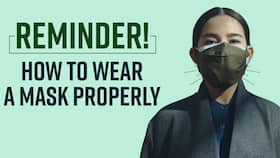 Covid-19 Cases: Know The Right Way To Wear Mask, Watch Video Covid-19 Cases: Know The Right Way To Wear Mask, Watch Video