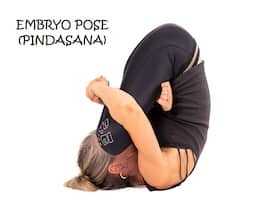 Embryo Yoga Pose (Pindasana): How To Practice, Benefits, Precautions Embryo Yoga Pose (Pindasana): How To Practice, Benefits, Precautions