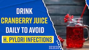 Health Benefits Of Cranberries: How Cranberry Juice Helps Prevent H. Pylori Infections