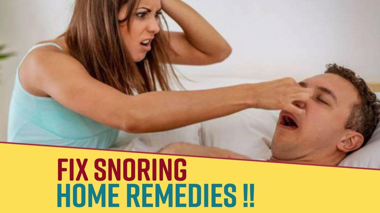 Treatment For Snoring Easy Remedies To Get Rid Of Snoring While