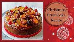 Healthy And Gluten-Free Christmas Fruit Cake Recipe