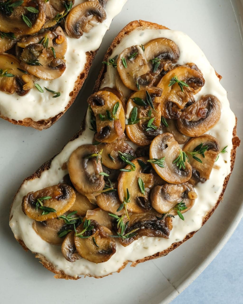 Spicy Thyme Mushroom Toastie Healthy Recipe For Chilly Nights