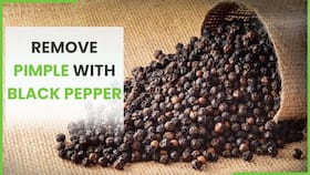 Black Pepper For Skin: Get Rid Of Pimples/Acne With Black Pepper Pack, Watch Video
