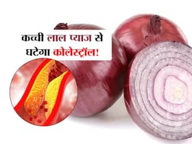 कच्ची लाल प्याज से कंट्रोल होगा Bad Cholesterol! जानें कितनी मात्रा में प्याज खाने से खुलेंगी आपकी बंद नसें