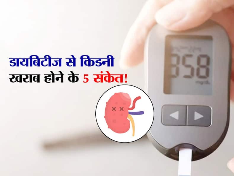 हाई ब्लड शुगर से किडनी होने लगी है खराब बताते हैं ये 5 संकेत! इस तरह लगाएं शरीर में बदलाव से पता