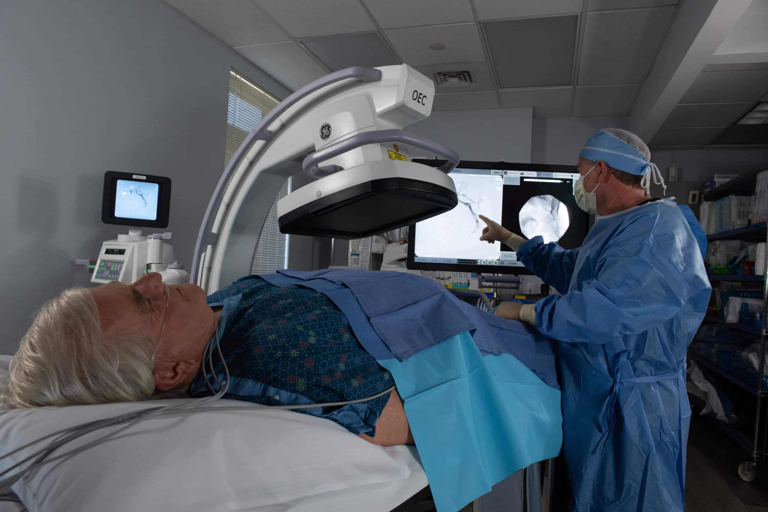 Are you put to sleep for interventional radiology?