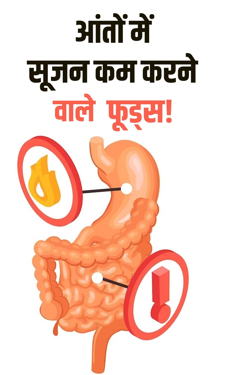 आंतों की सूजन को दूर करने वाले 7 फूड्स