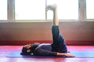 Yoga Pose: Foot Behind the Head I