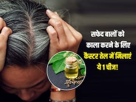 अरंडी के तेल में इस 1 चीज को मिलाकर लगाने से सफेद बाल हो जाएंगे काले, जानिए तरीका और अन्य फायदे
