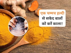 सफेद बालों को काला करने के लिए हल्दी में मिलाकर लगाएं ये 1 चीज, हफ्तेभर में दिखने लगेगा असर