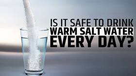 Know why the salt and warm water combination is good for health?