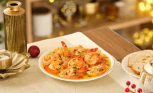 Butter Garlic Prawns