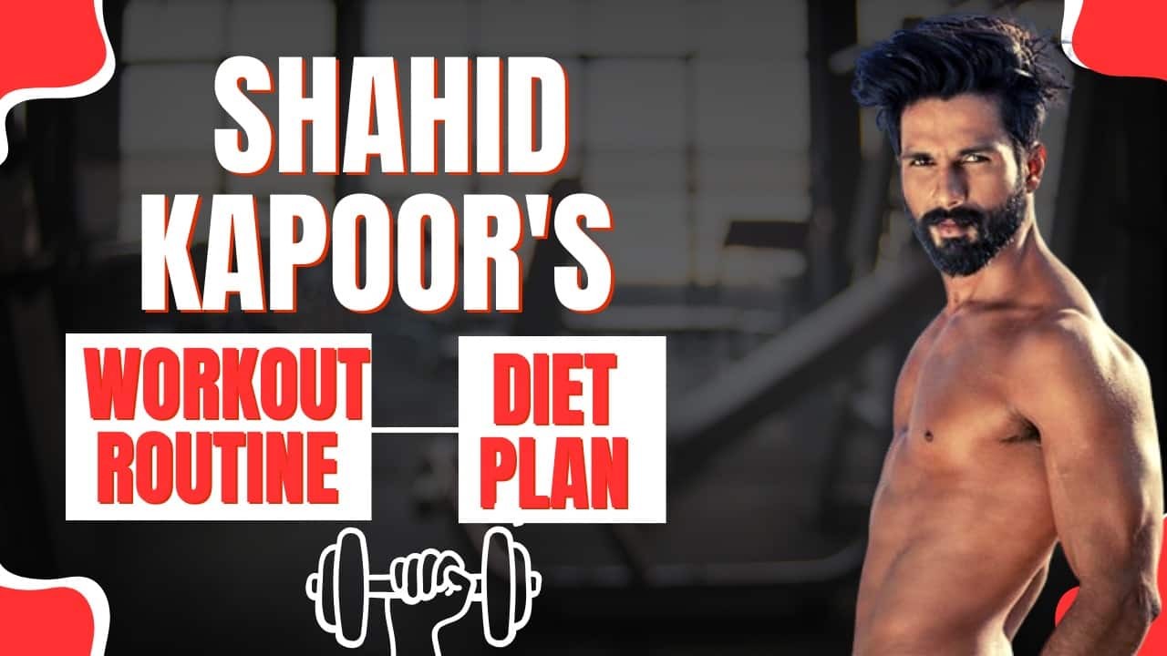 Shahid Kapoor Fitness : tout sur le régime végétarien strict de l’acteur jusqu’à l’entraînement intense en salle de sport !