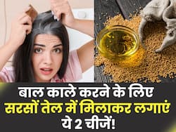सफेद बालों को करना है काला तो सरसों के तेल में मिलाकर लगाएं किचन में रखी ये 2 चीजें, हेयर डाई की नहीं पड़ेगी जरूरत