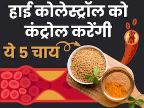 हाई कोलेस्ट्रॉल को कम करने के लिए पिएं ये 5 तरह की चाय, नसों में चिपका LDL निकल जाएगा बाहर हाई कोलेस्ट्रॉल को कम करने के लिए पिएं ये 5 तरह की चाय, नसों में चिपका LDL निकल जाएगा बाहर
