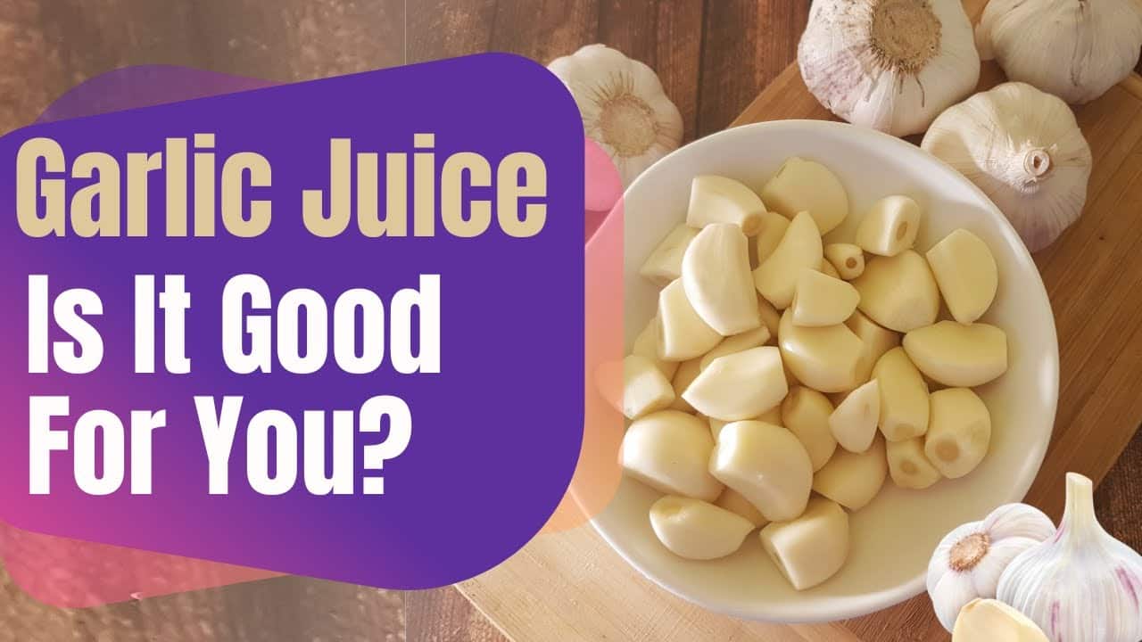 Garlic What happens when you drink garlic juice?