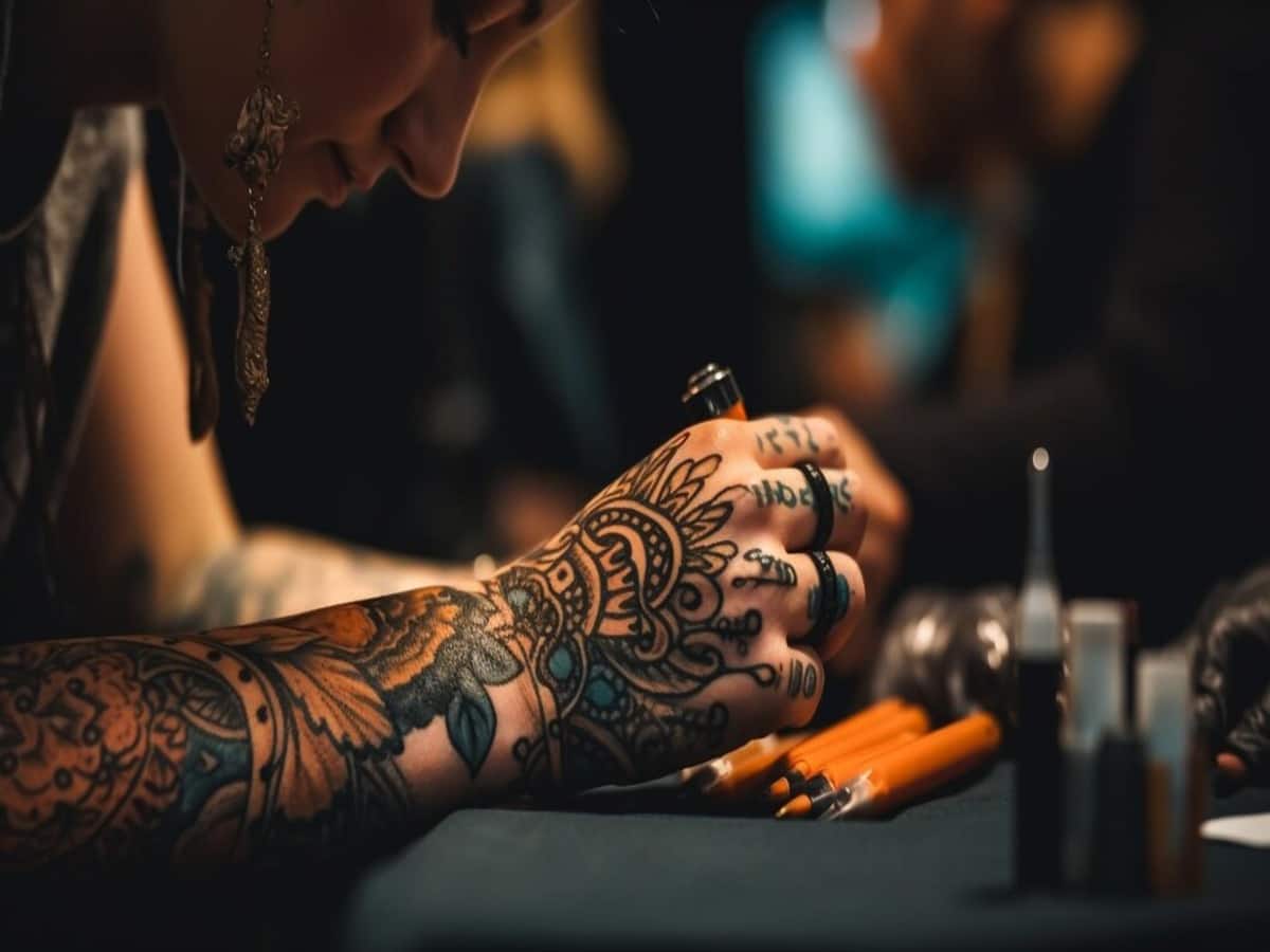 19-Year-Old Animator Uses Neon Effects to Highlight Classic Tattoos