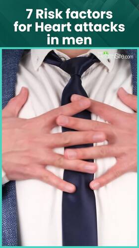 7 Risk factors for heart attacks in Men