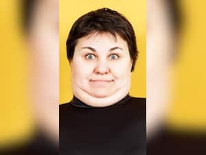 10 से 30 सेकंड के इन 7 योग से डबर चिन करें कम