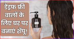 बाल गीले हो जाने पर बढ़ जाती है डैंड्रफ की परेशानी, इन 2 होममेड शैंपू से करें इसका इलाज