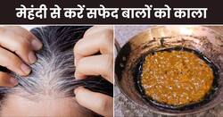 рд╕рдлреЗрдж рдмрд╛рд▓реЛрдВ рдХреЛ рдХрд╛рд▓рд╛ рдХрд░рдиреЗ рдХреЗ рд▓рд┐рдП рдореЗрд╣рдВрджреА рдореЗрдВ рдорд┐рд▓рд╛рдХрд░ рд▓рдЧрд╛рдПрдВ рдпреЗ 2 рдЪреАрдЬреЗрдВ, рдиреИрдЪреБрд░рд▓реА рдХрд╛рд▓реЗ рд╣реЛрдВрдЧреЗ рдмрд╛рд▓