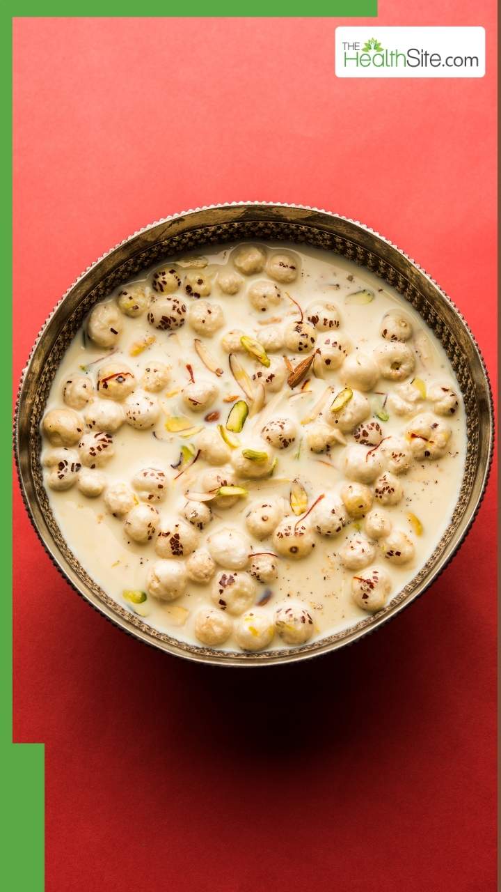 दूध के साथ मखाना खाने के 8 फायदे