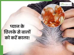 सफेद बालों को काला करने के लिए ऐसे लगाएं प्याज का छिलका, 2 मिनट में दिखेगा असर