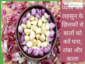 लंबे, घने और काले बालों के लिए लगाएं लहसुन और प्याज के छिलकों से बना तेल, जानें कैसे करें तैयार?