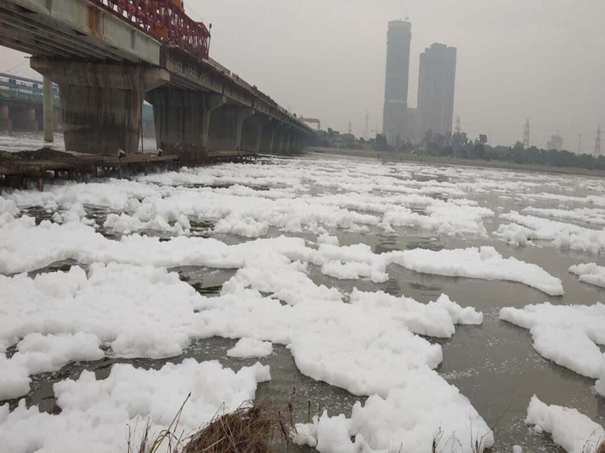 Woman Washes Hair In Yamuna’s Toxic Foam: Know The Deadly Repercussion On Skin, Hair, Body