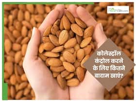 कोलेस्ट्रॉल कंट्रोल करने के ल‍िए हर दिन कितने बादाम खाने चाहिए?