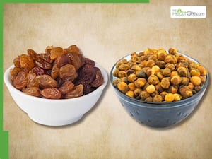 भुने चने और किशमिश खाने के 8 फायदे